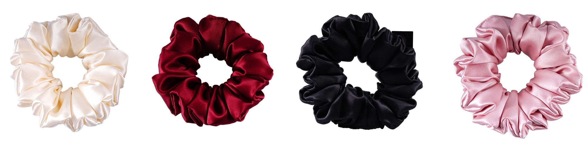 Large Silk Scrunchie fluffy