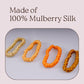 4 Pack Mini Silk Scrunchies - Noble Luxury
