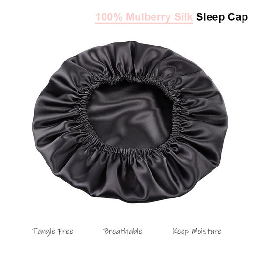 Silk Sleep Cap - Charcoal - Dropshipping