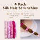 Mini silk hair ties Sweet Girls - 4 Pack