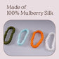 4 Pack Skinny Silk Hair Ties - Premium 