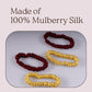 4 Pack Skinny Silk Hair Ties - Nobility