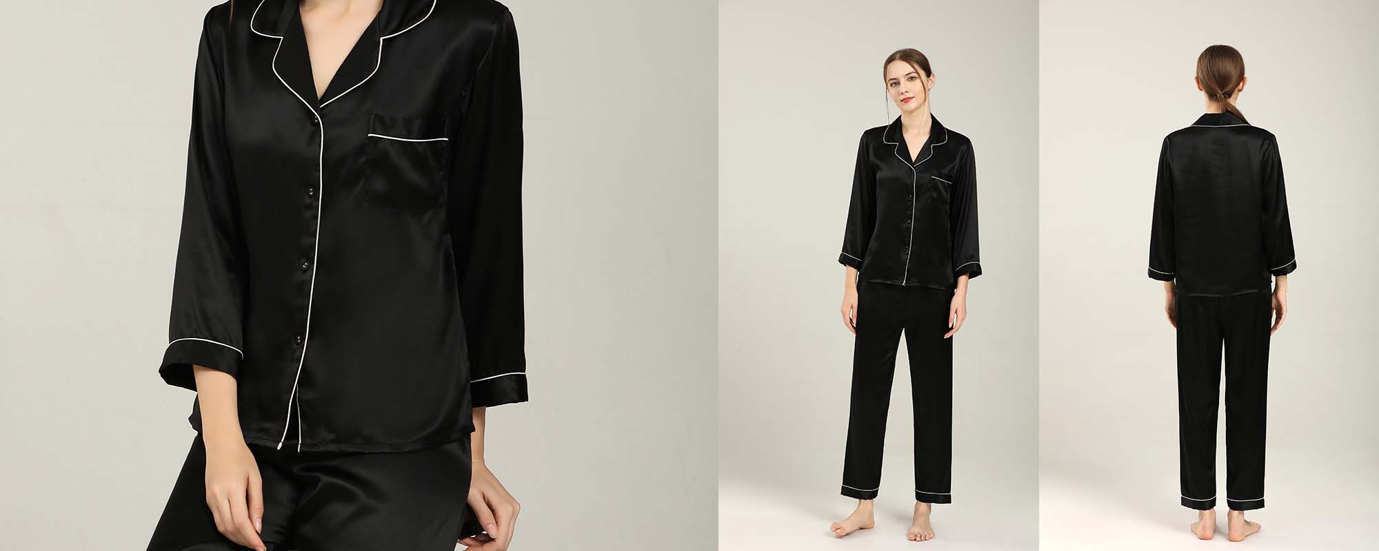 Long Silk Sleepwear 16 Momme - custom and wholesale