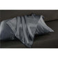 19 Momme silk pillowcase - Queen - Hidden Zip - Grey Blue