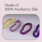 4 Pack Skinny Silk Scrunchies - Noble 