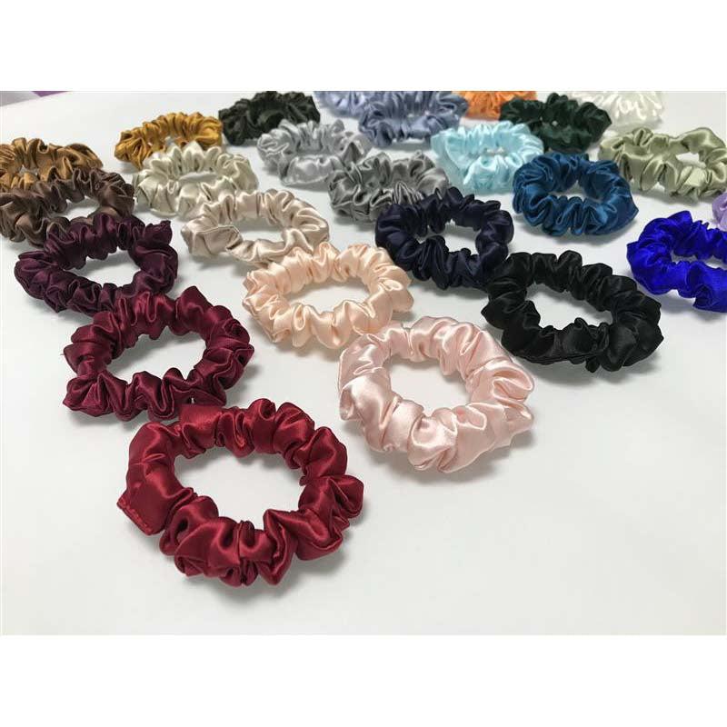 Classic Silk Scrunchies - custom and wholesale