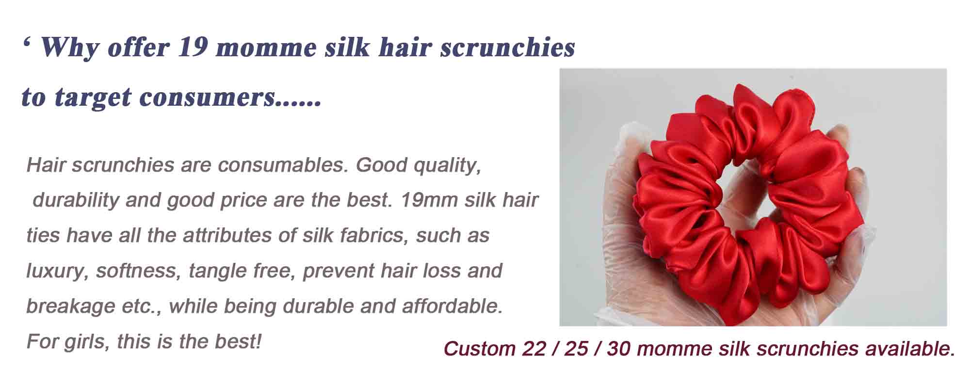large fluffy silk scrunchies