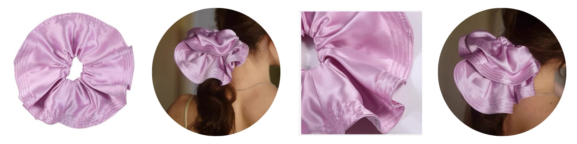 real silk scrunchies