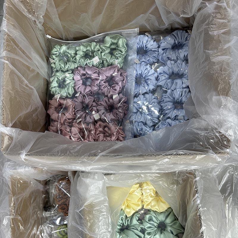 Medium Silk Scrunchies - custom and wholesale