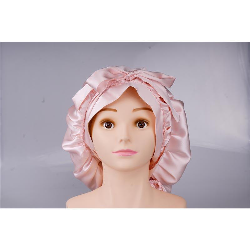 Adjustable silk bonnets double side for heavy hair