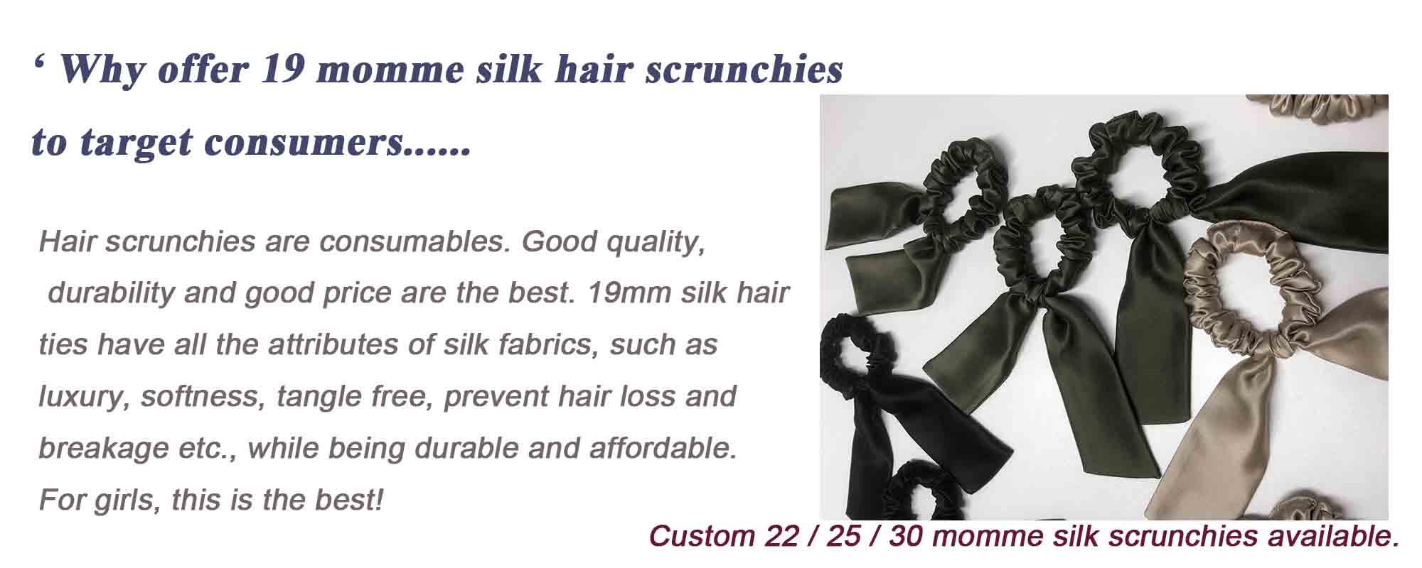 silk scrunchie bow