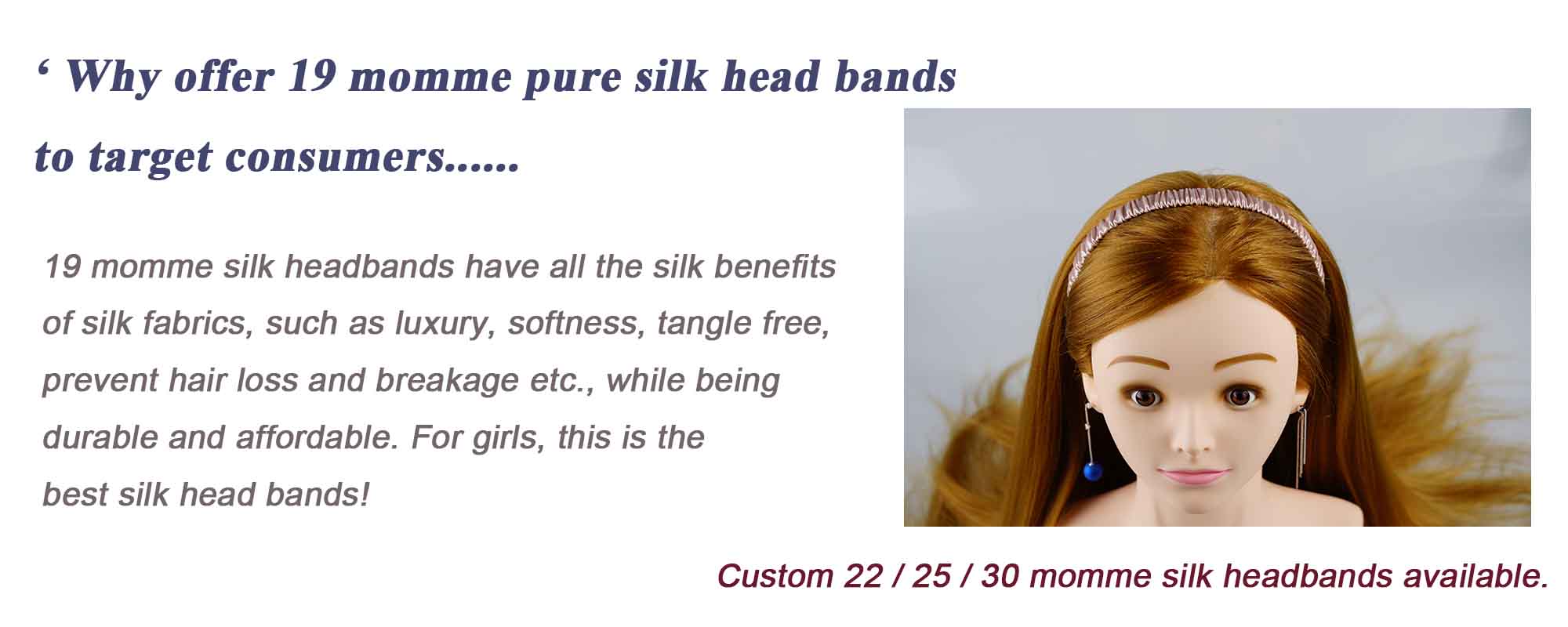 silk hair bands