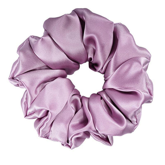 Oversized Silk Scrunchie Burnished Lilac