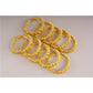 Bright Gold silk scrunchies mini