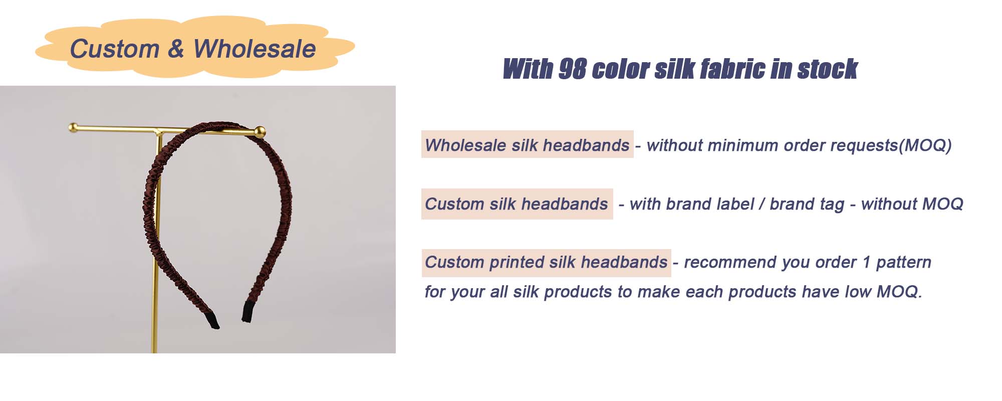 silk headbands