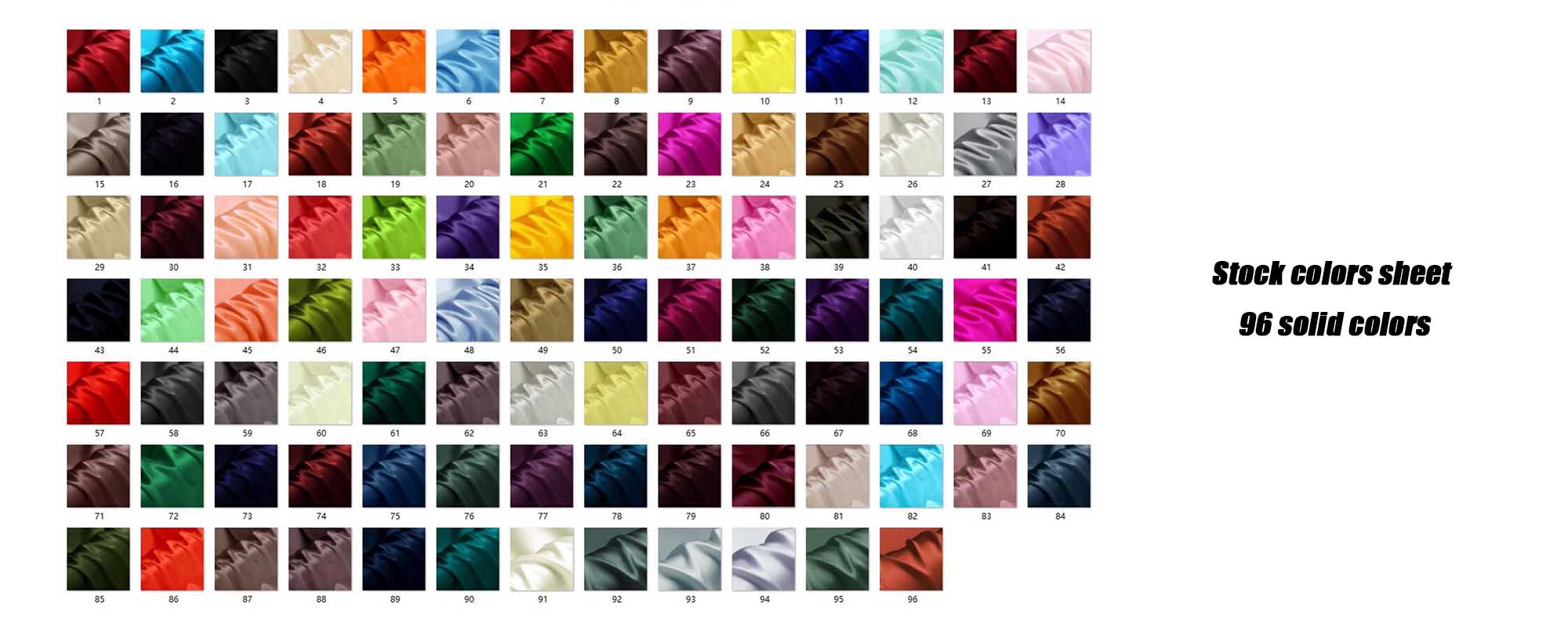 stock color sheets