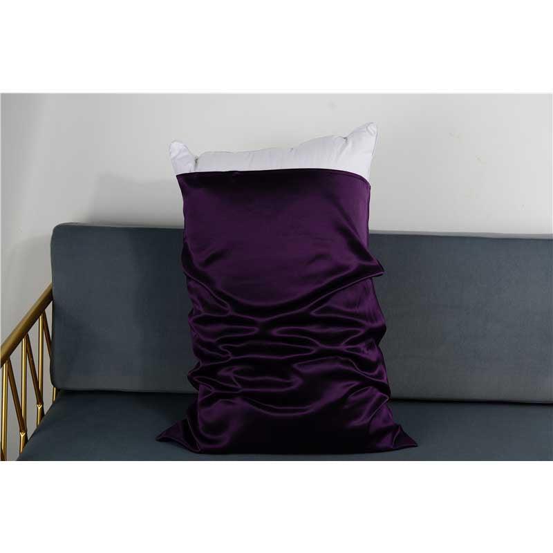 30 Momme silk pillowcase - queen - envelope - Deep Purple