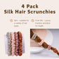 Silk skinny scrunchies - 4 Pack - Honey