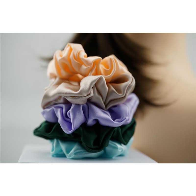 Large Silk Scrunchies - custom and wholesale