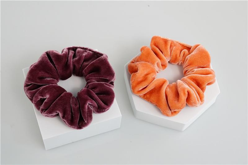 silk velvet scrunchies