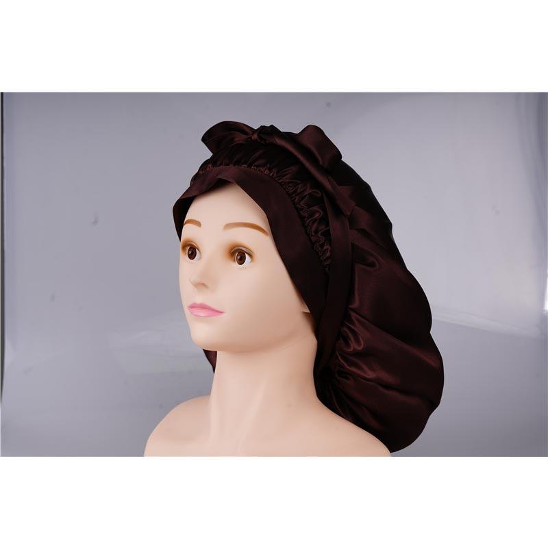 Adjustable silk bonnets single side for heavy hair