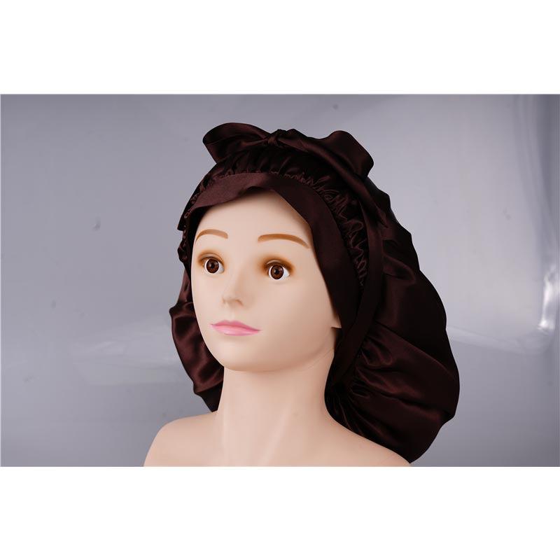 Adjustable silk bonnets single side for heavy hair