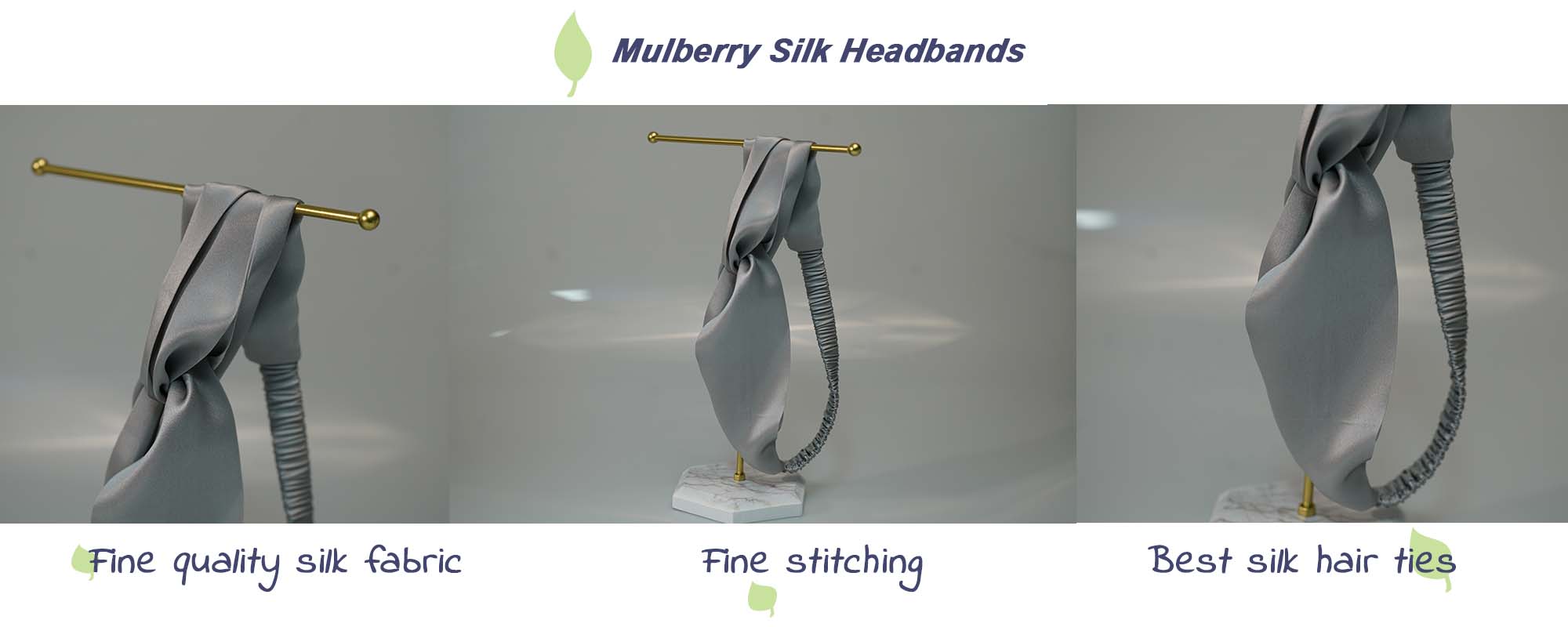 mulberry silk headband