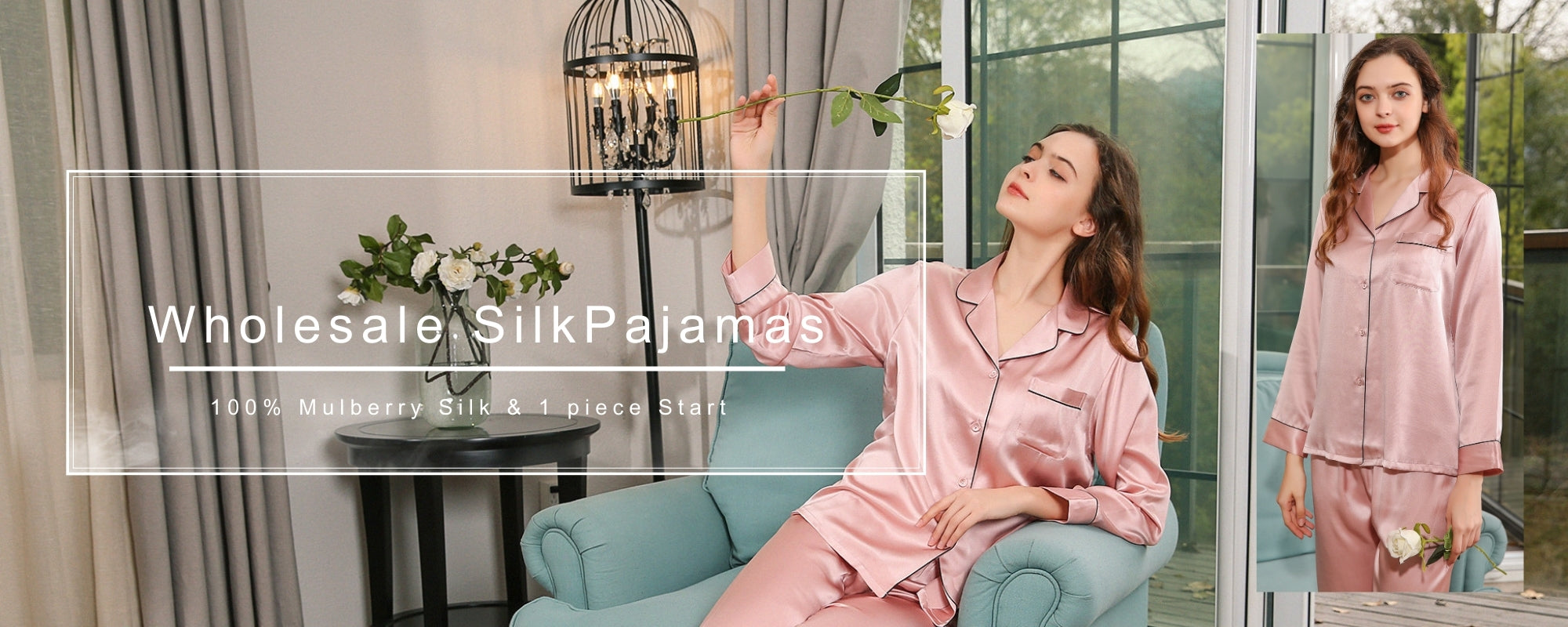 wholesale silk pajamas