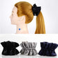 Pleated Silk Scrunchies Double layer