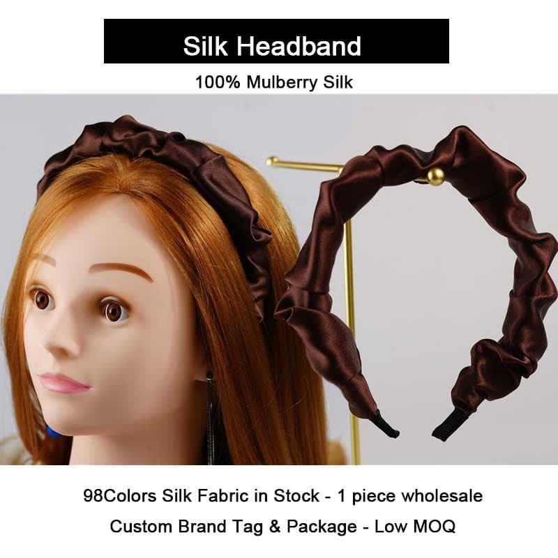 Silk Headband - 2cm - fluffy