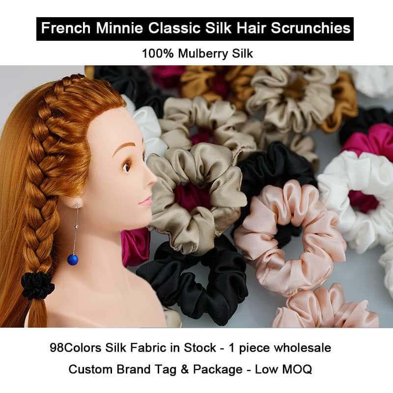 Silk Scrunchies French Minnie Classic