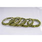 silk scrunchies mini Olive green