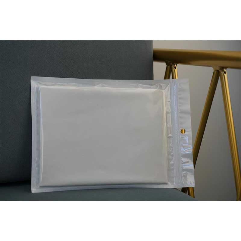 mulberry silk pillowcases wholesale 19 Momme silk pillowcase - Queen - Hidden Zip - White