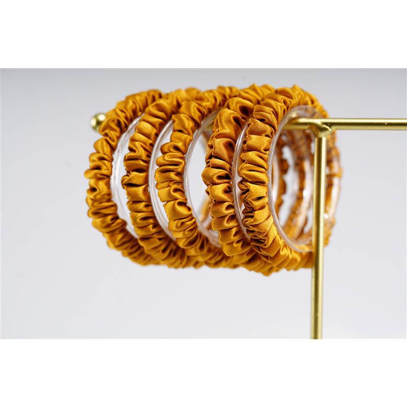 silk scrunchies mini amber