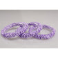 Violet silk scrunchies mini